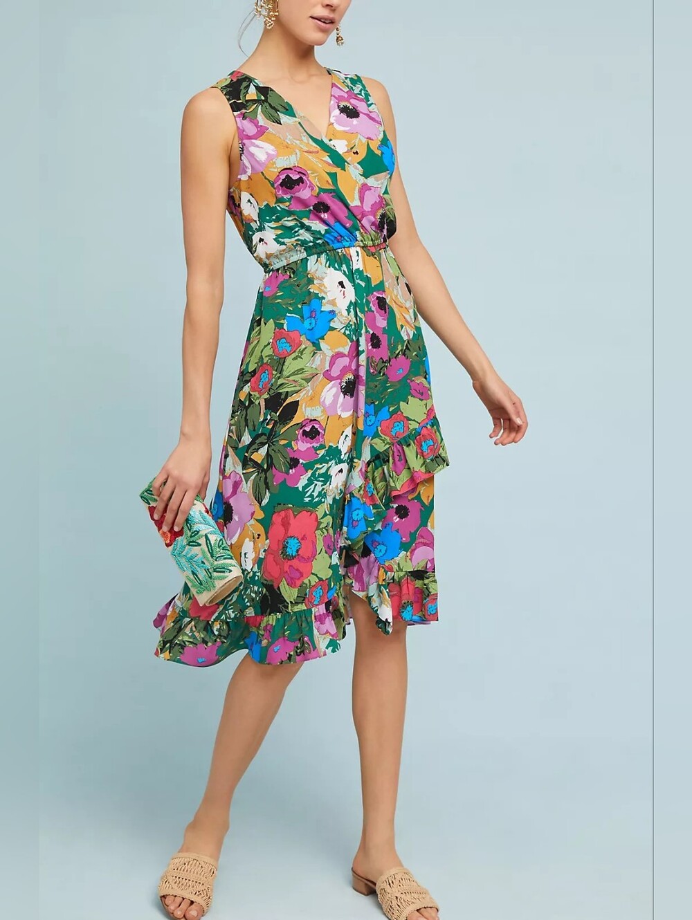 Plenty by Tracy Reese Daphne Wrap Dress Anthropologie Size XS